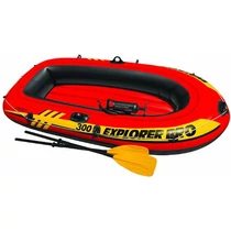 Boat set, for three persons INTEX 58358