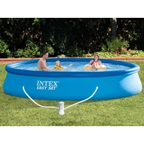 Intex Easy cartridge pool set 396×84 cm, with water cartridge - 28142