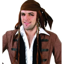 Pirate wig with bandana - CARNEVAL 35658