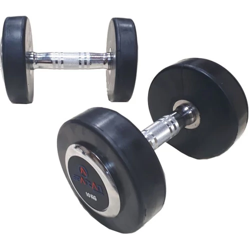 Rubber hand dumbbell, 17,5 kg S-SPORT