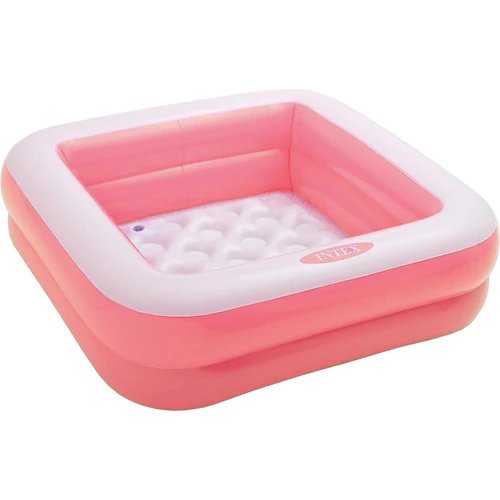 Baby pool with  inflatable bottom - Pink INTEX 57100