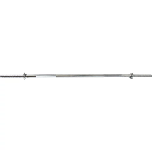 S-SPORT Threaded Regular Weight Lifting Barbell Bar With Collars, 160 cm