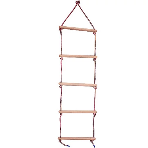 Rope ladder, wooden with 5 rungs S-SPORT