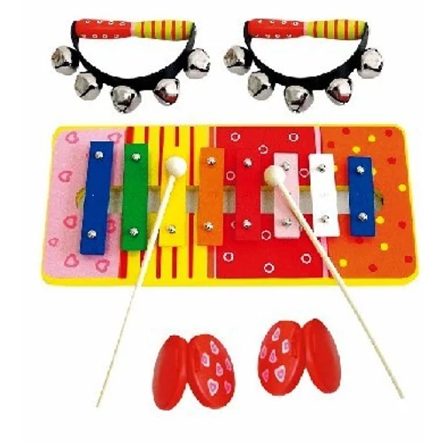 Wooden instrument set WOODY 90723