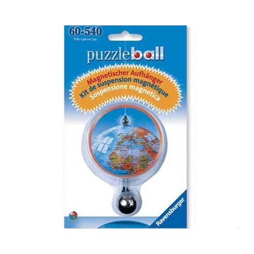 Magnetic stand for puzzle ball